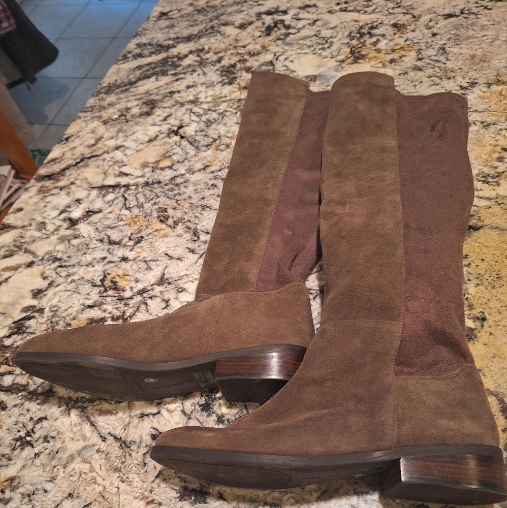 Suede pullon boots by Lucky Brand. Size 10